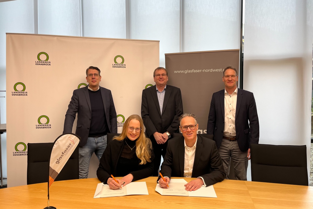 Ein weiterer großer Schritt hin zu einer leistungsfähigeren digitalen Infrastruktur im Landkreis Osnabrück 